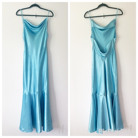 Dolce & Gabbana Silk Satin Maxi Dress - Picture 1 of 5